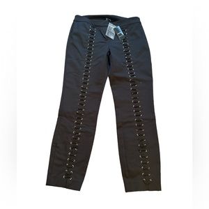 ✨BNWT✨ BEBE laced up straight leg pants size 8
